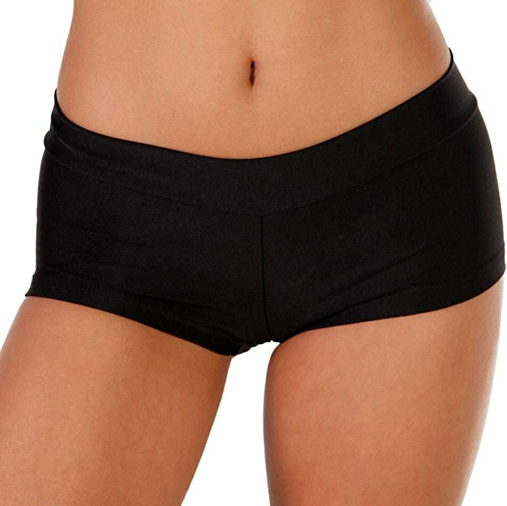 Iheartraves black Low Rise Rave Booty Shorts 